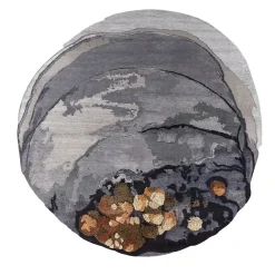 Tappeto nero Tactile di Ilaria Franza