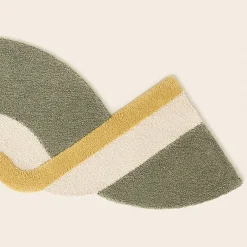 Tappeto Nesso Due Runner Olive & Gold