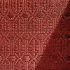 Tappeto Penelope in fibre di agave rossa e fili di rame di Tommaso Franchi