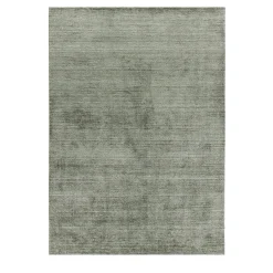 Tappeto Pure Woods in seta di bambù verde