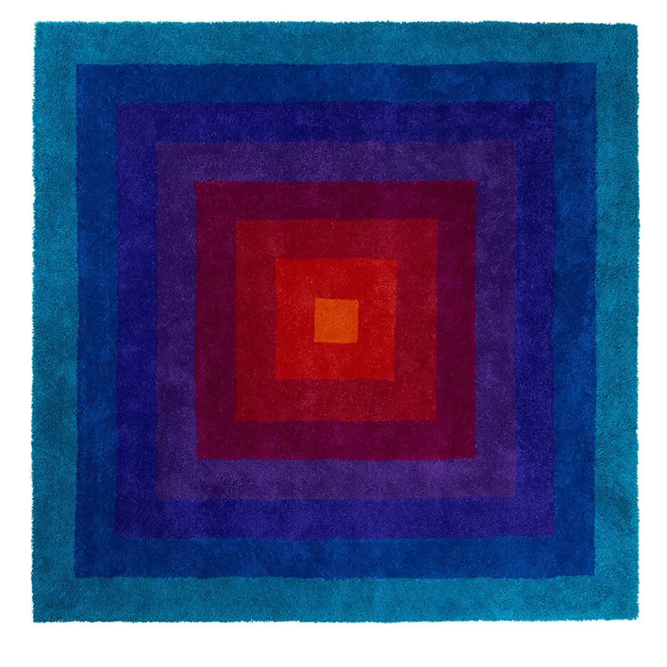 Tappeto quadrato in lana policroma VP Romantica di Verner Panton #2