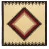 Tappeto Quadrato Lilith White Mesa