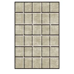 Tappeto Quadri Beige di 13.1 Studio