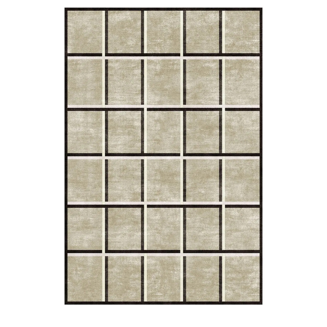Tappeto Quadri Beige di 13.1 Studio