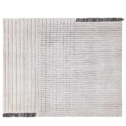Tappeto RD Grid Berber avorio e marrone di Rodolfo Dordoni