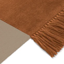 Tappeto rettangolare colore crema