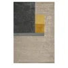 Tappeto Shogi Queenwalk rettangolare grigio e oro di Dainelli Studio