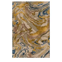 Tappeto Stardust Amethyst Beige e Oro