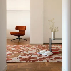 Tappeto Stardust Gypsum Annodato a Mano in Tessuto Marrone