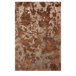 Tappeto Stardust Gypsum Annodato a Mano in Tessuto Marrone