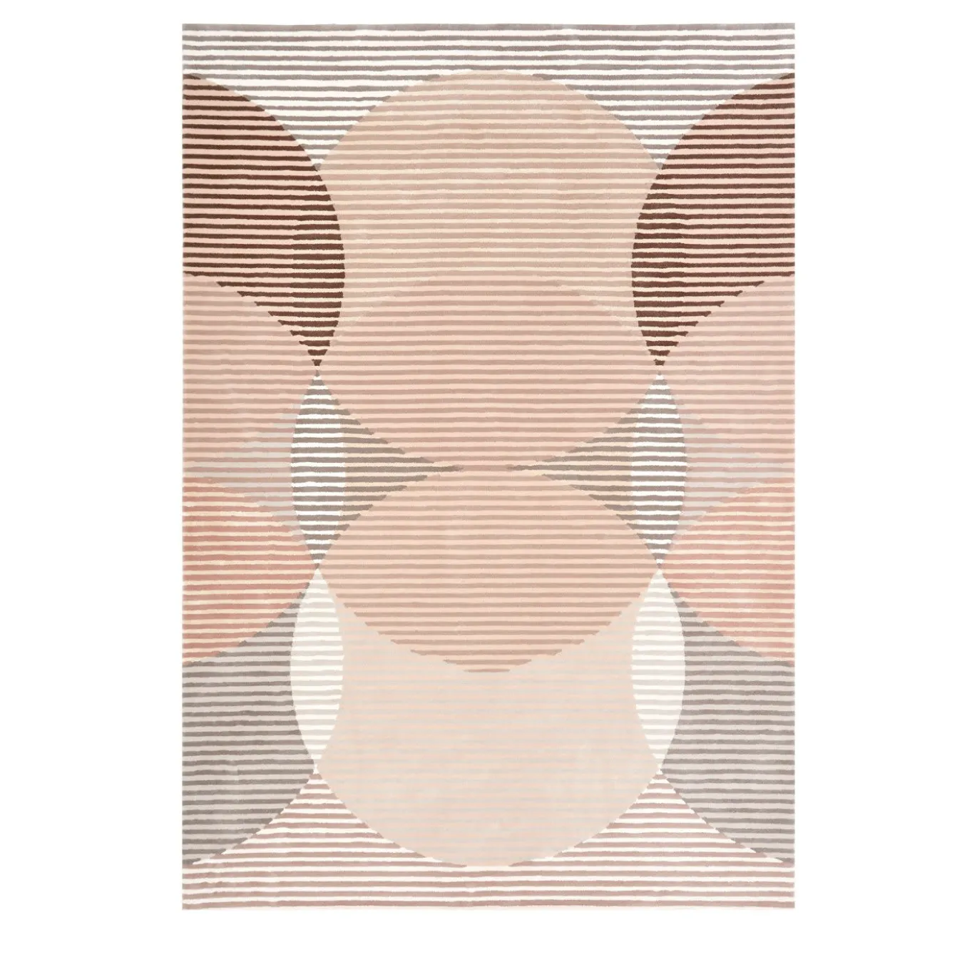 Tappeto Striking Circles Nude di Alicja Palys
