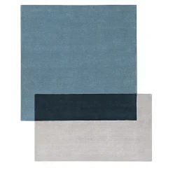 Tappeto Teorema Squares Large Asymmetrical Polychrome di E. Ossino
