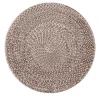 Tappeto Triple Waves Round Beige di Lorenza Bozzoli