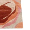 Tappeto Tuftato a Mano Rosa Tenue e Rosso Bruciato