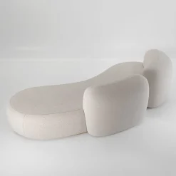 Tateyama 2Bl Xl Pearl Bouclè Sofa