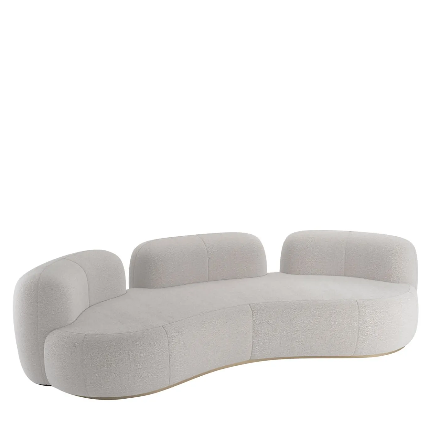 Tateyama 3B Xl Pearl Bouclè Sofa