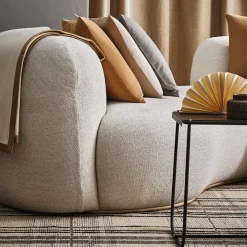 Tateyama Cloud Pearl Bouclè Sofa
