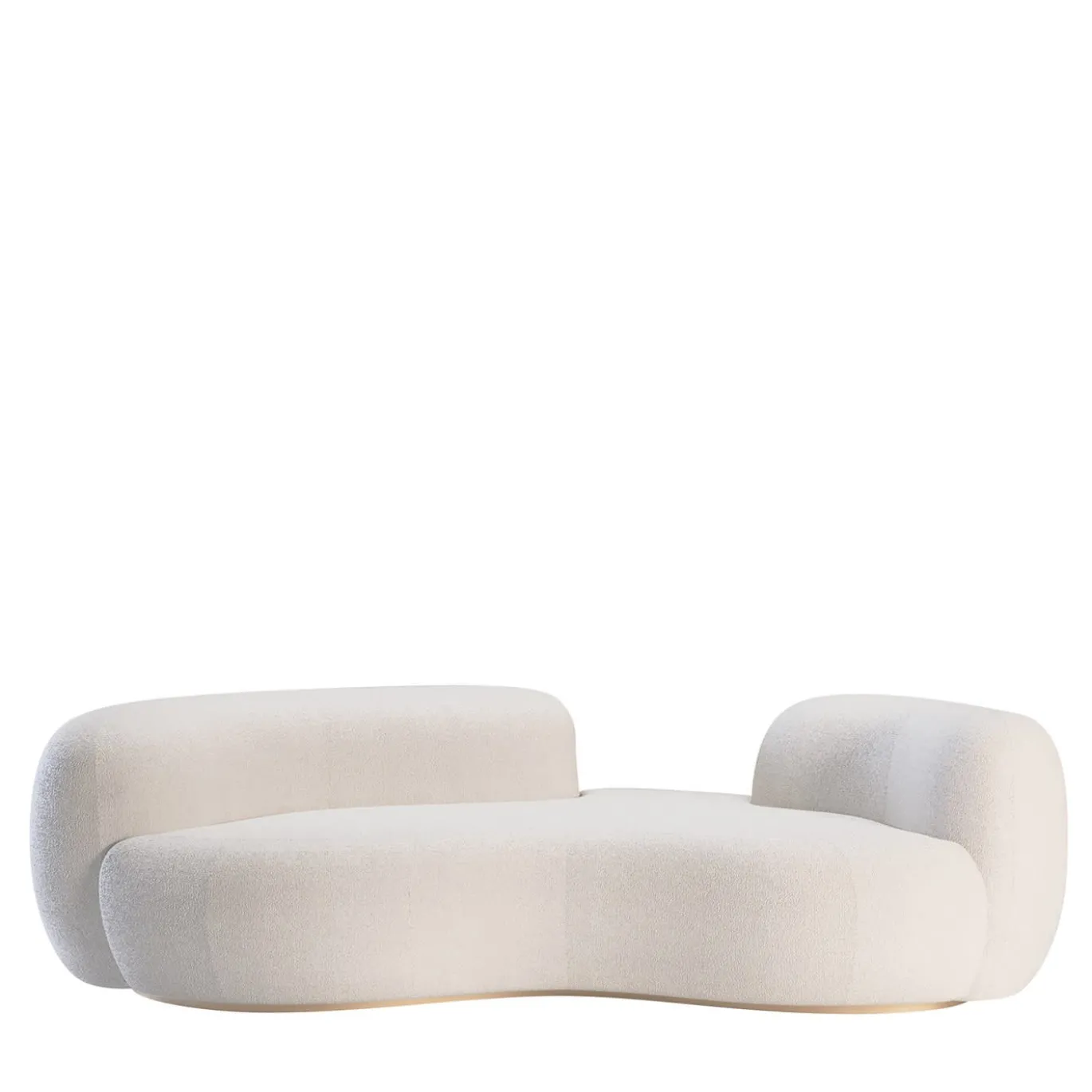 Tateyama Cloud Pearl Bouclè Sofa