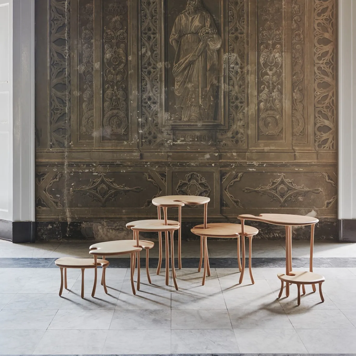 Tavo B Set di tavoli modulari a 7 pezzi in edizione limitata di Giuliano-Fukuda