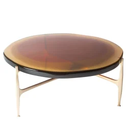 Tavolino Agatha Big Top in Resina Arancione R44