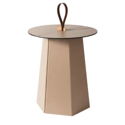 Tavolino alto Aile taupe