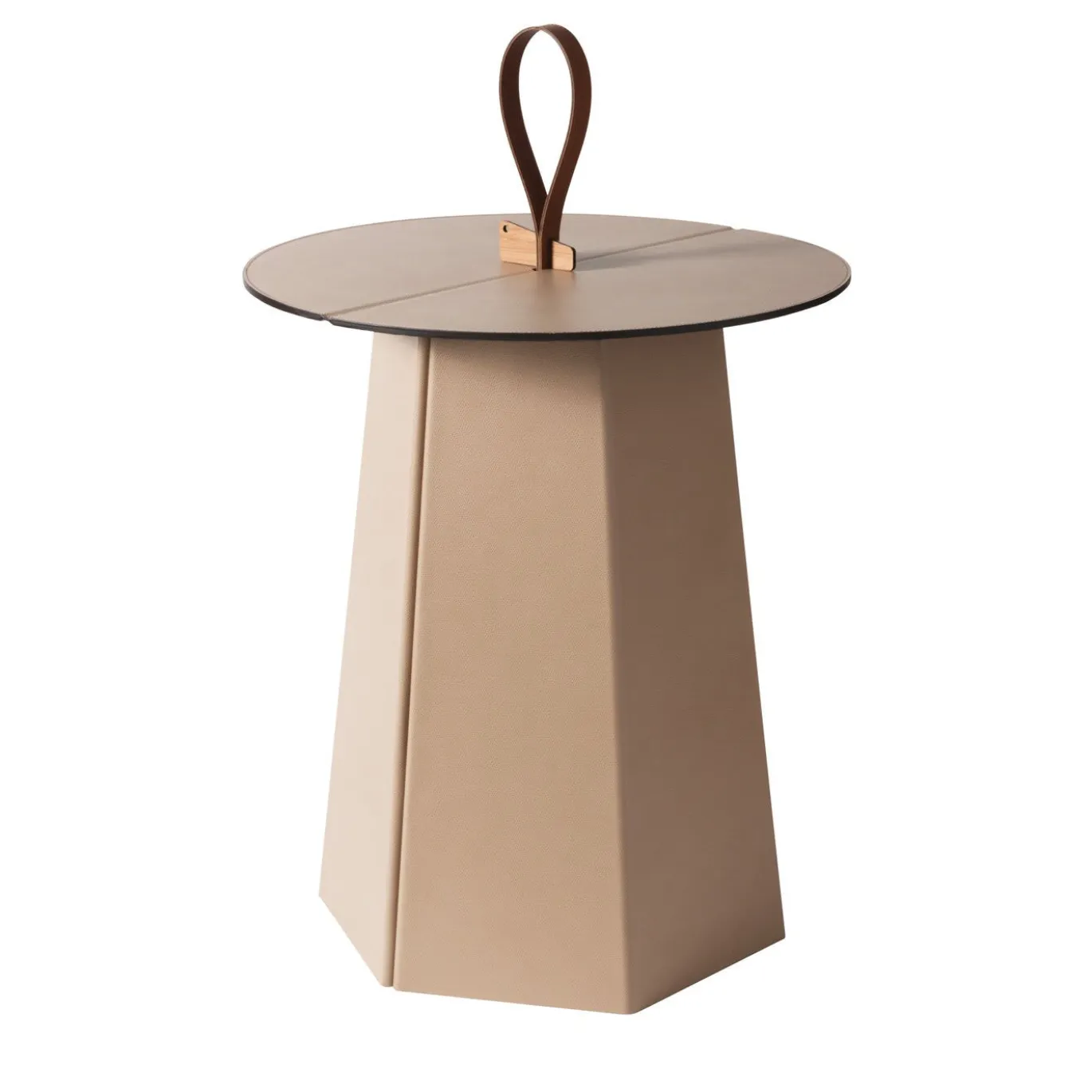 Tavolino alto Aile taupe