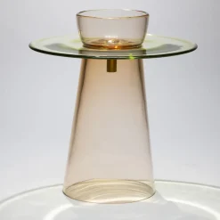 Tavolino Angel Mid-Low Rosé e Verde