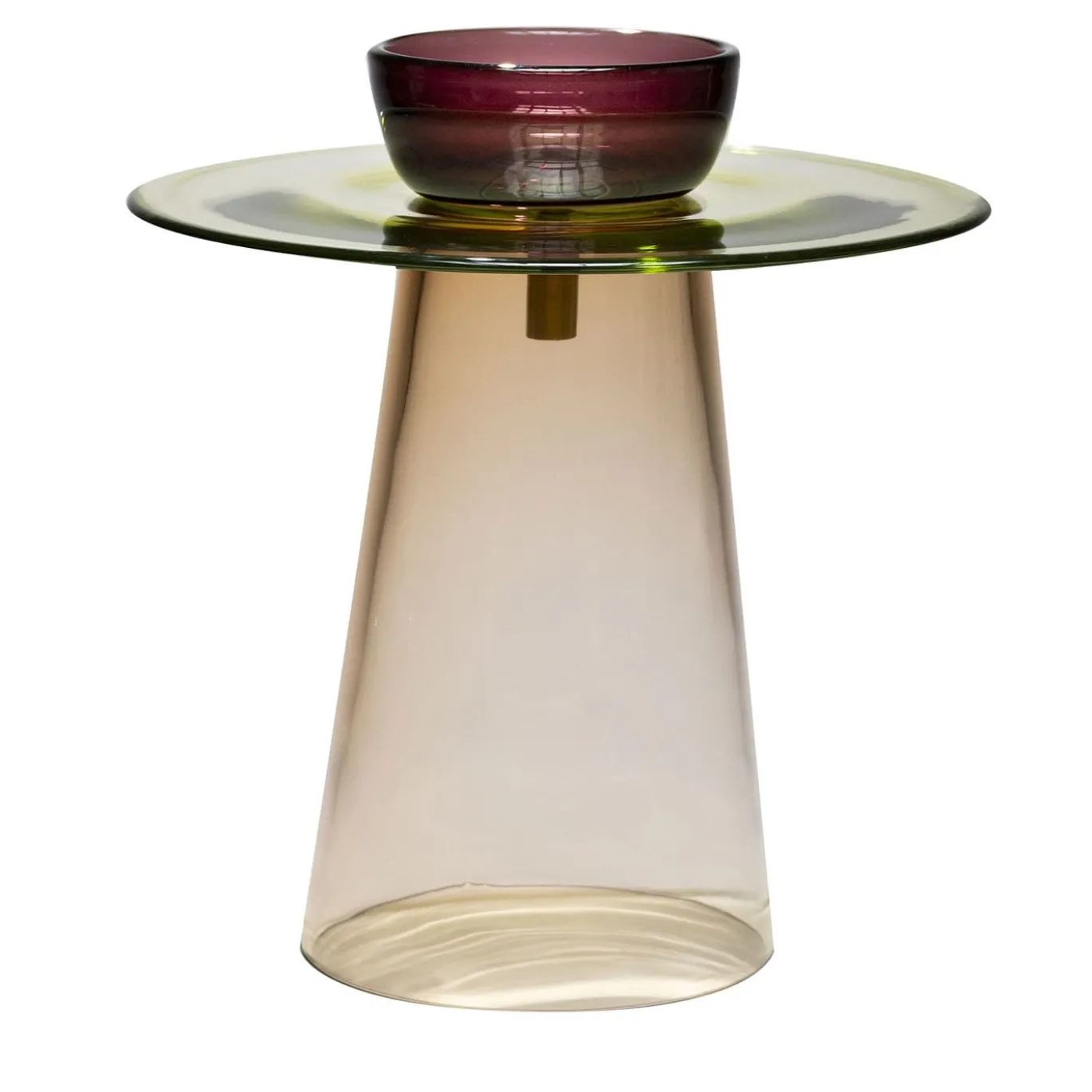 Tavolino Angel Mid-Low Rosé-Verde-Amehyst