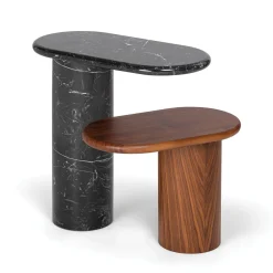 Tavolino a sbalzo in legno di noce S