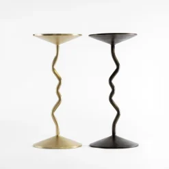 Tavolino Balance multifunzionale in bronzo dorato di Millim Studio