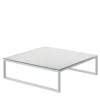 Tavolino basso bianco Metropolitan Square White di Carlo Colombo #1