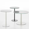 Tavolino basso bianco Solenoide di Piero Lissoni