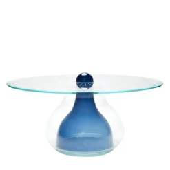 Tavolino Basso Miya Blu Avio - Collector's Edition di Elena Salmistraro