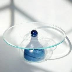 Tavolino Basso Miya Blu Avio - Collector's Edition di Elena Salmistraro
