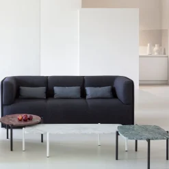 Tavolino Blade Alpi in marmo verde