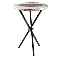 Tavolino Bocca bianco e nero