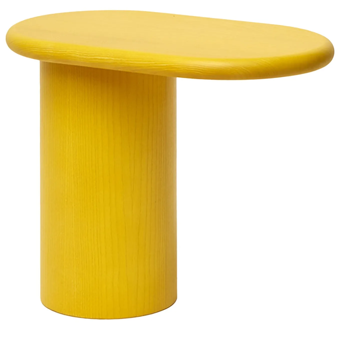 Tavolino Cantilever S in legno di frassino giallo di Matteo Zorzenoni