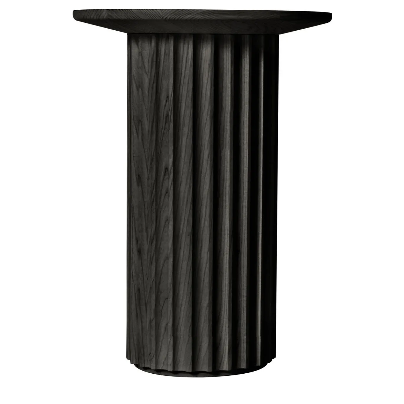 Tavolino Capitello Slim in frassino nero