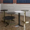 Tavolino Ceo con piano in marmo cappuccino