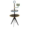 Tavolino Concentrico Valet con lampada