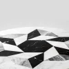 Tavolino cubico Esopo con ruota geometrica di Antonio Saporito