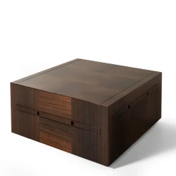 Tavolino Cubico in Legno Marrone "Arcano" di Storagemilano