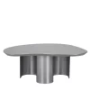 Tavolino curvilineo Nord Light grigio chiaro
