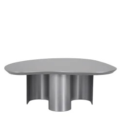 Tavolino curvilineo Nord Light grigio chiaro