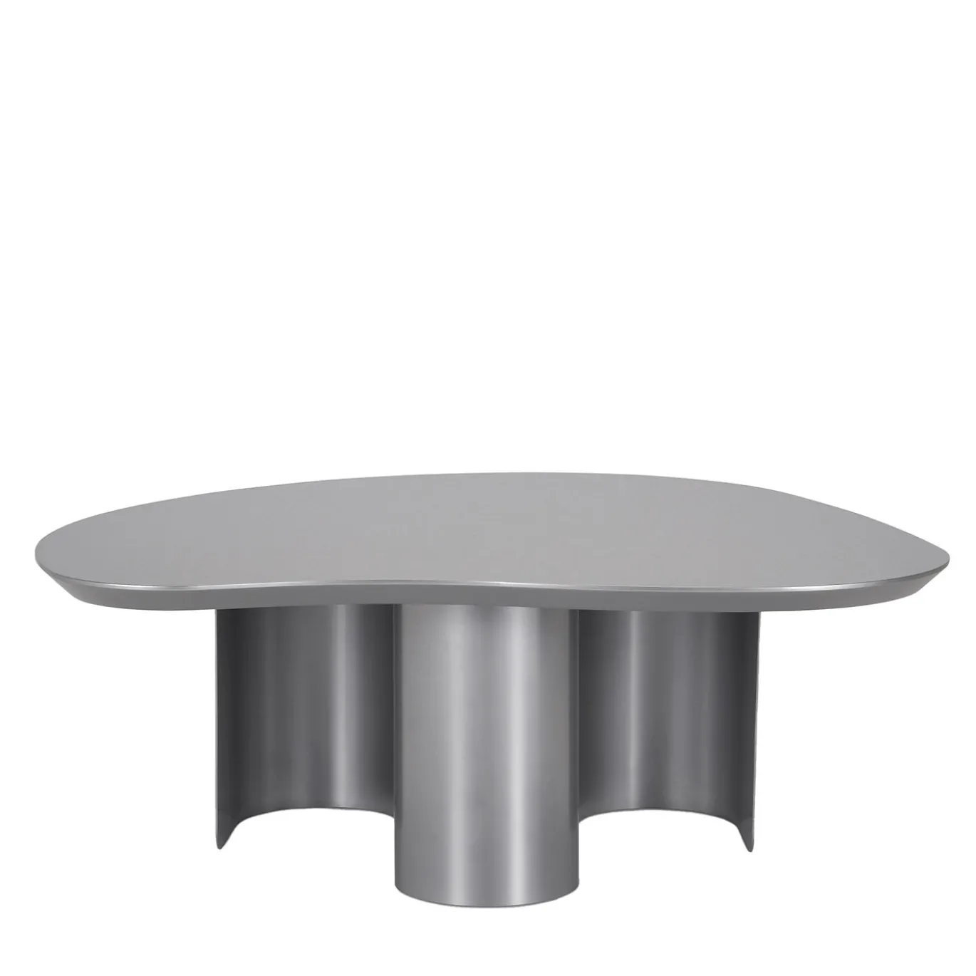 Tavolino curvilineo Nord Light grigio chiaro