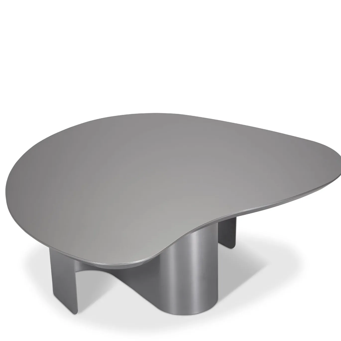 Tavolino curvilineo Nord Light grigio chiaro