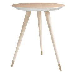 Tavolino da bar Cupertino con gambe in rafia sand della Collezione Riviera