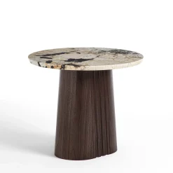 Tavolino da caffè Cino in legno e marmo