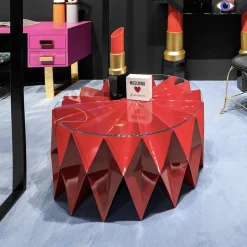 Tavolino da caffè Colletto Red di Moschino
