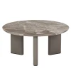 Tavolino da caffè da esterno Al Mare con piano in marmo Camouflage di Maxime d'Angeac